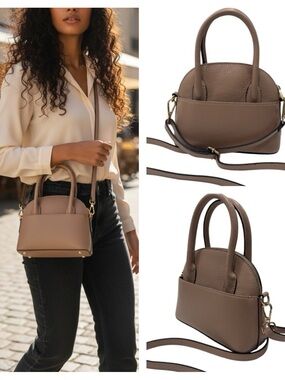Florentine Leather Bowling Bag: Compact & Versatile